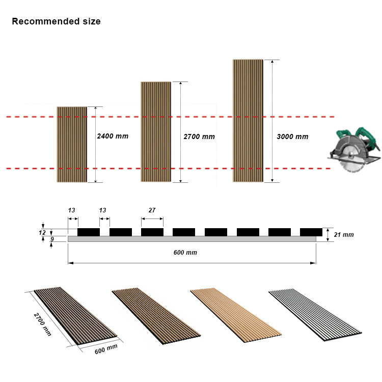 Acoustic Wood Slat Panels Supplier