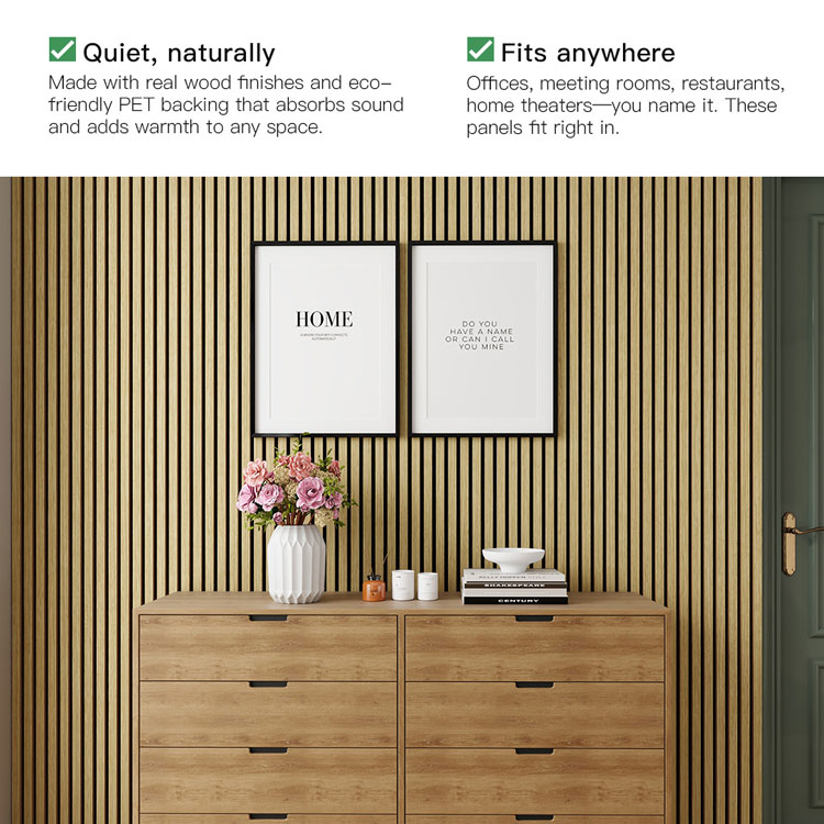 Premium Acoustic Wood Slat Panels Manufacturer