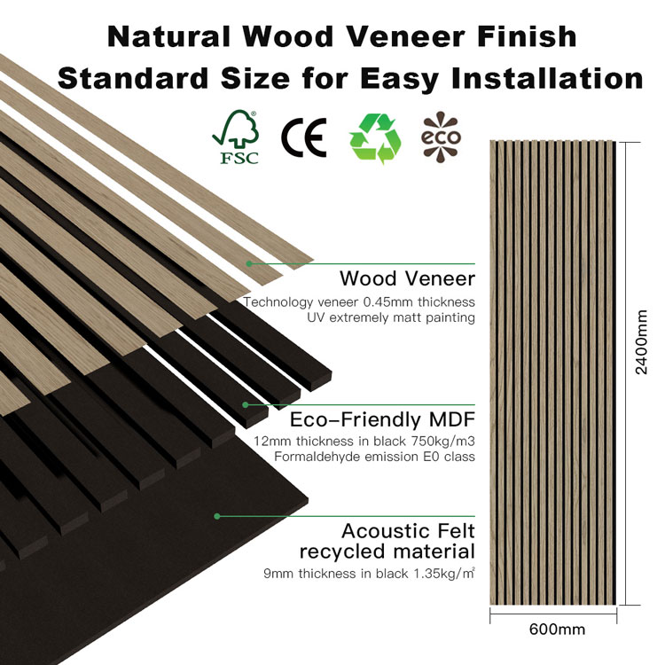 Premium Acoustic Wood Slat Panels Manufacturer